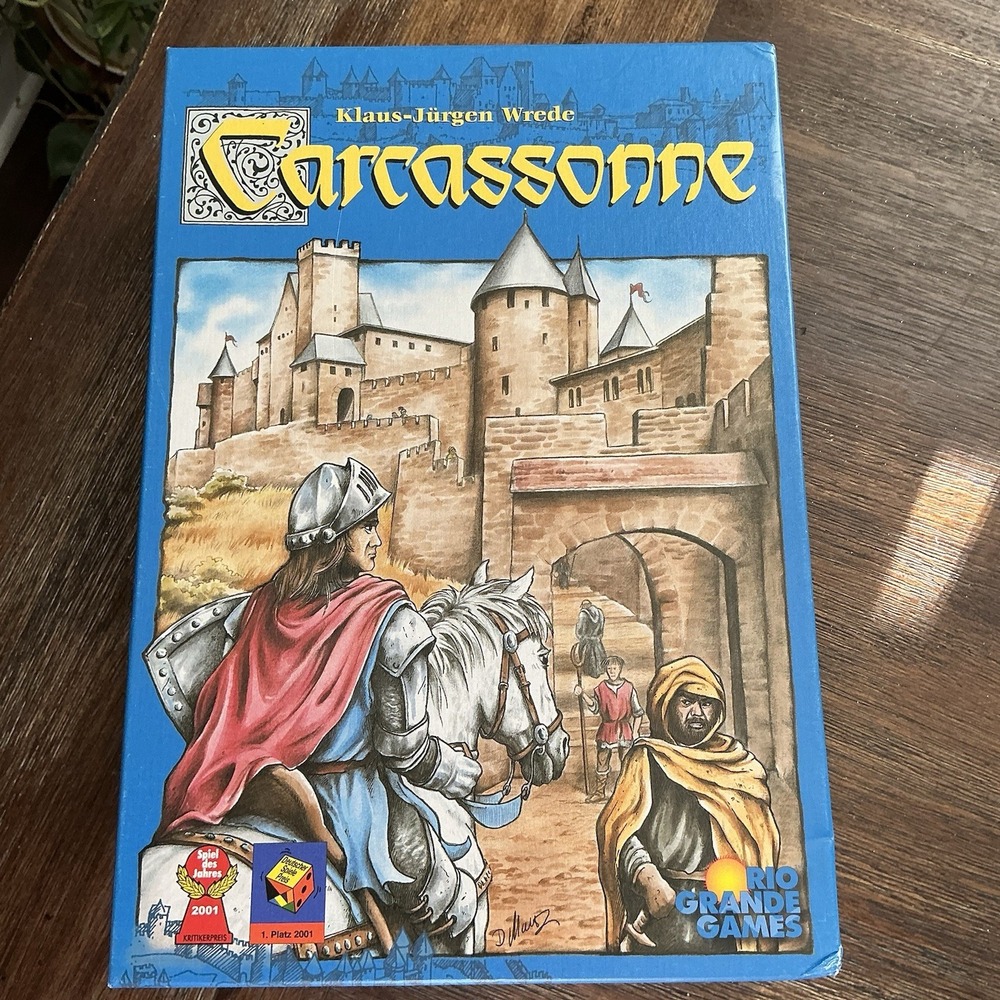 Carcassonne Board Game (2000 Rio Grande / Hans im Glück) Original Artwork, 2001